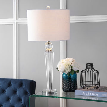 Elizabeth 28.5" Crystal LED Table Lamp - JONATHAN Y